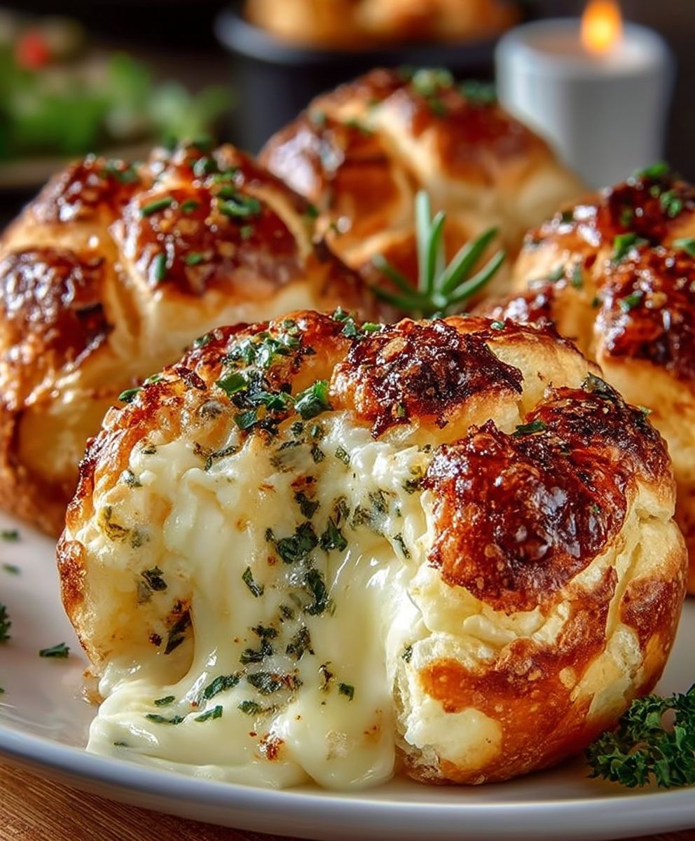 Garlic Butter Cheese Bombs