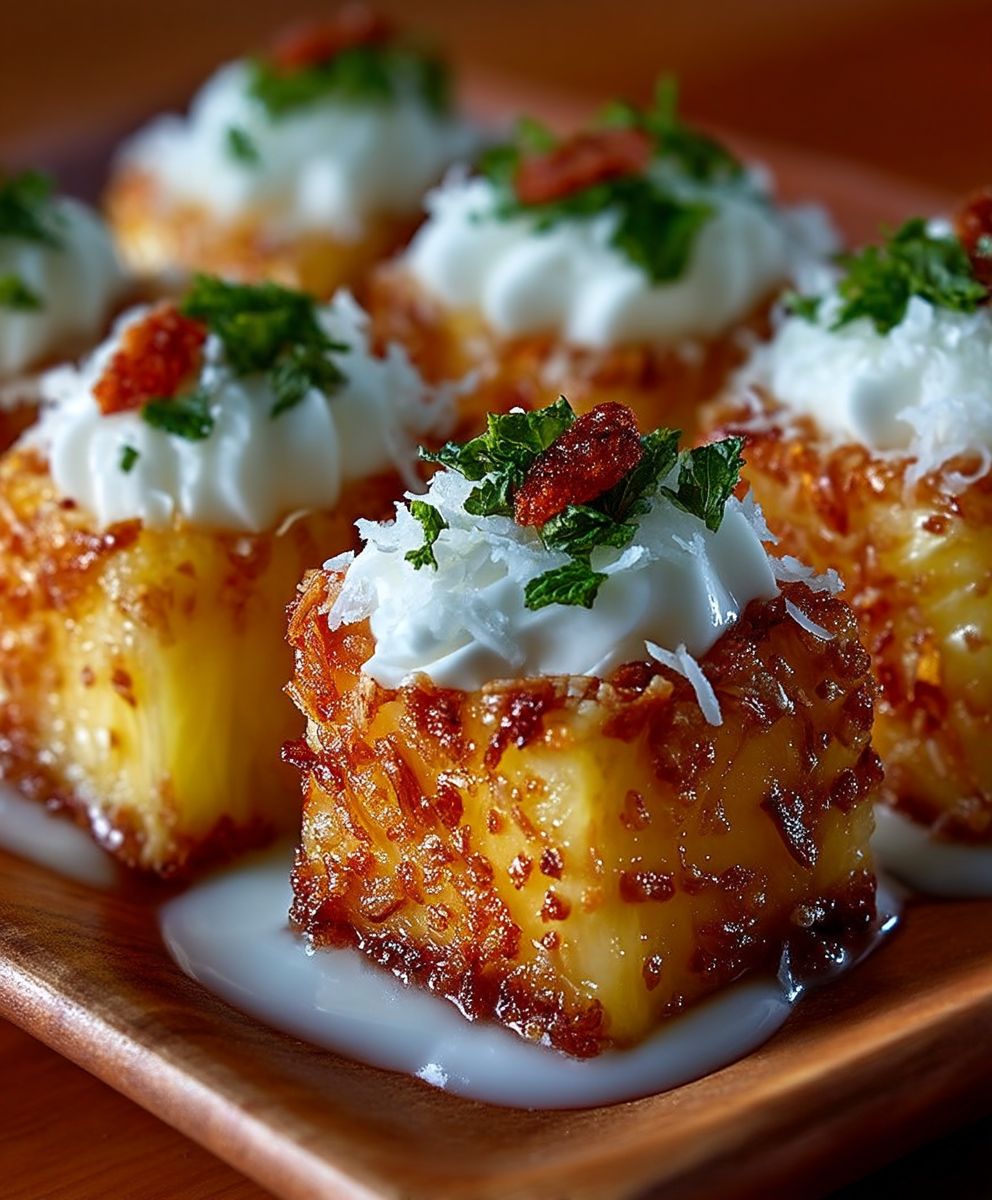 Coconut Pineapple Bites