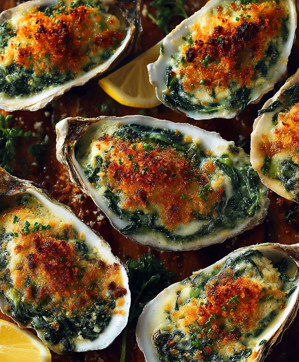 Oysters Rockefeller