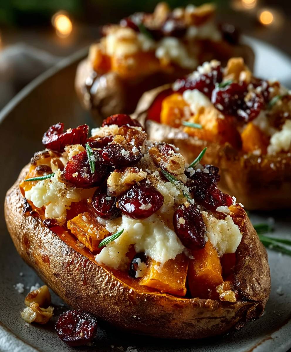 Cranberry Apple Sweet Potatoes