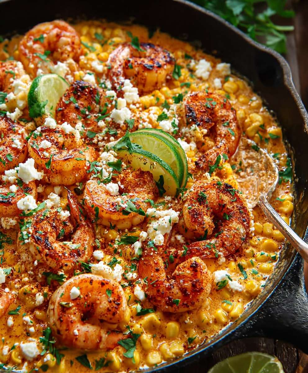 Shrimp and creamed corn