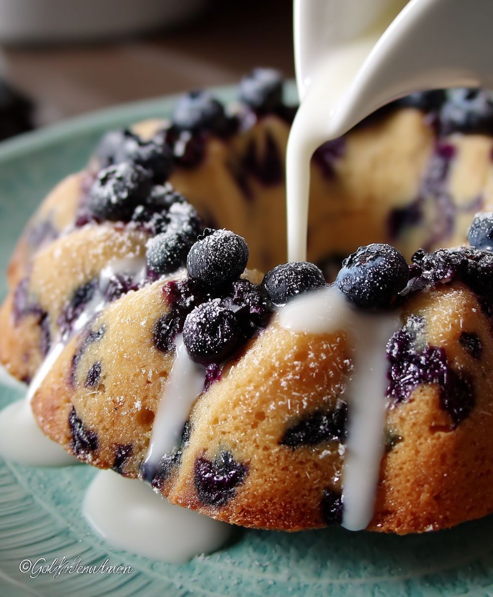Blueberry Breakfast Bundt Cake