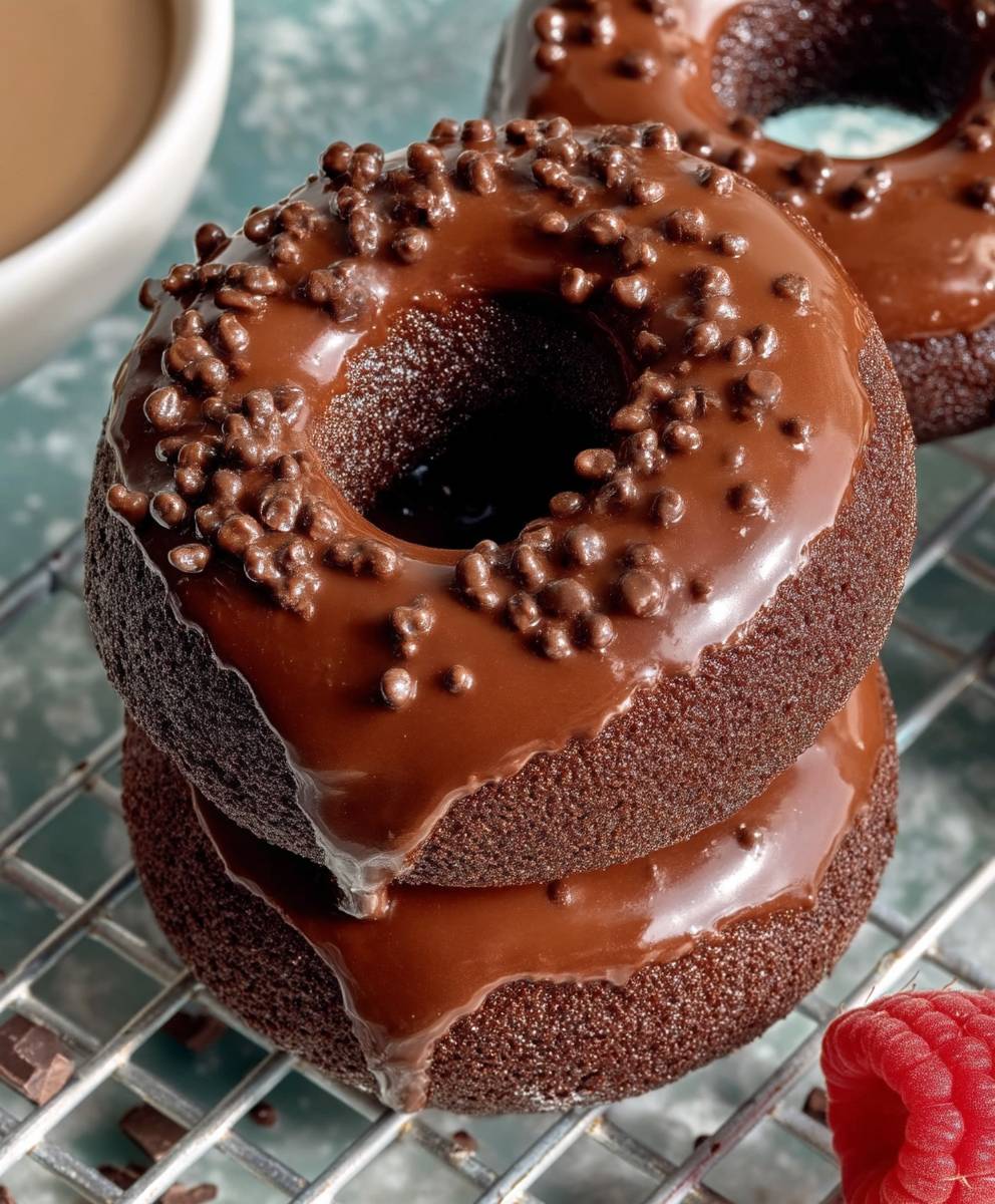 Healthy Chocolate Protein Donuts
