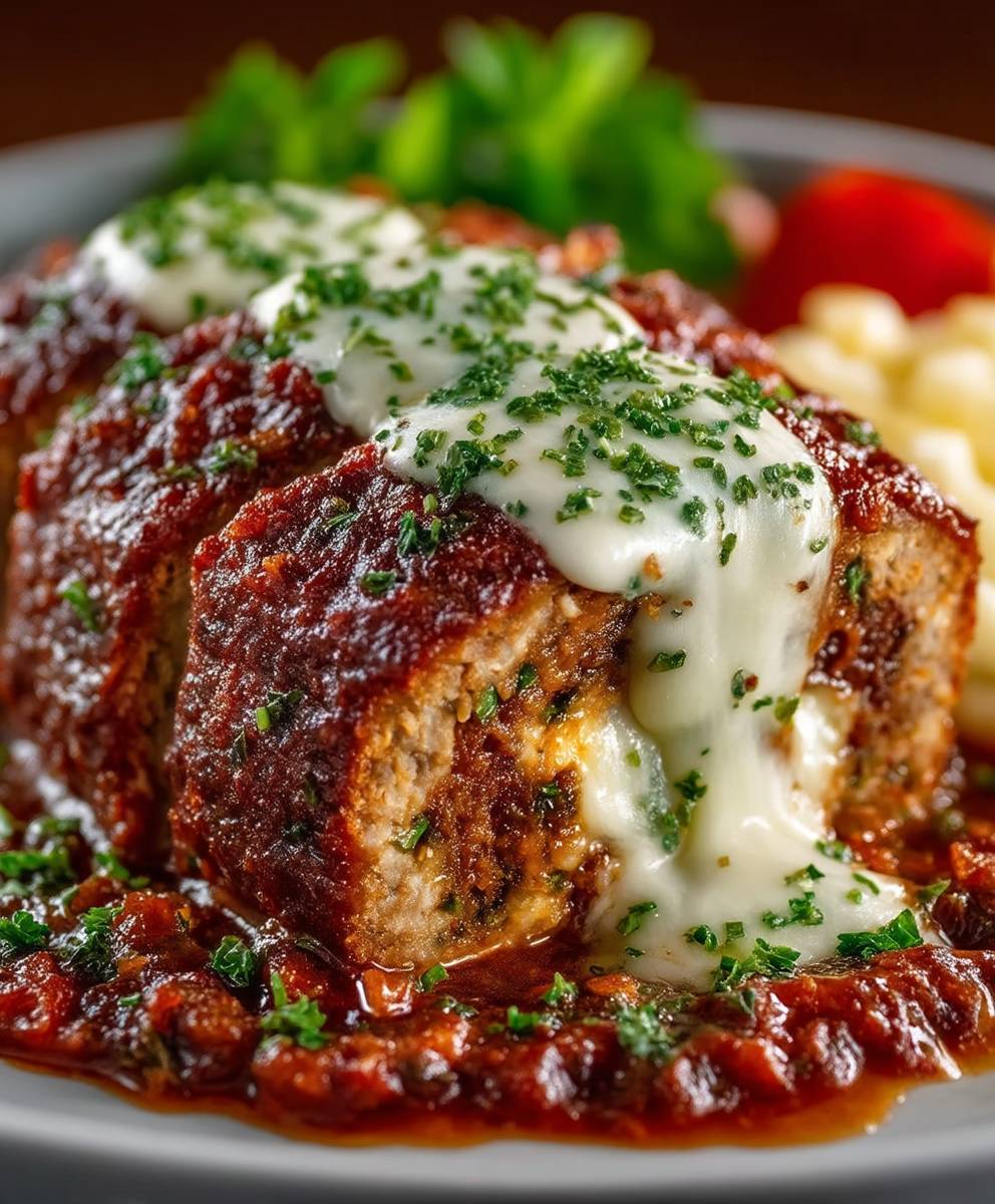 Stuffed Italian Meatloaf