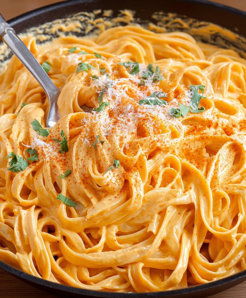 Red Pepper Alfredo Sauce