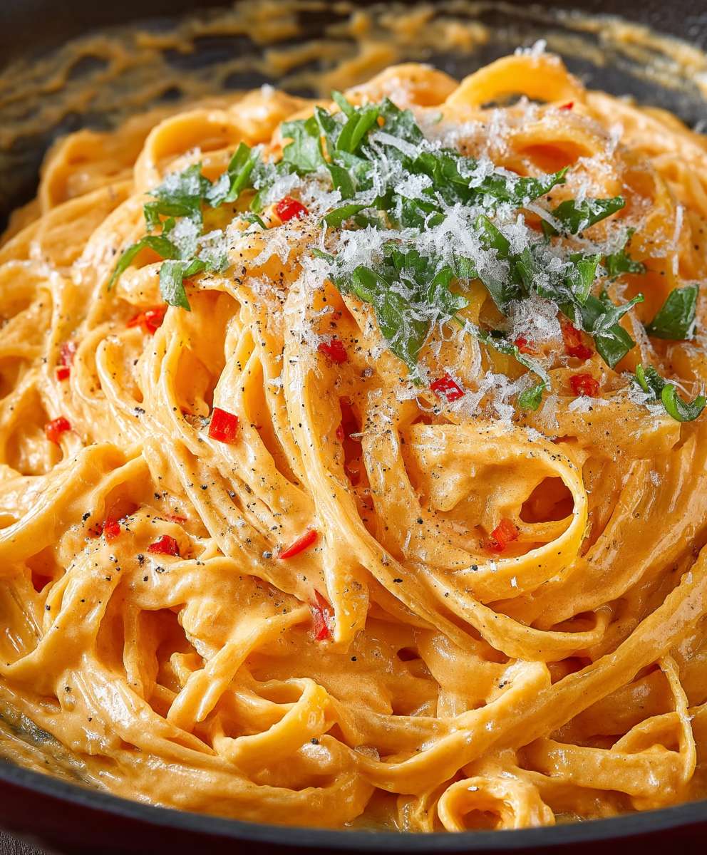 Red Pepper Alfredo Sauce