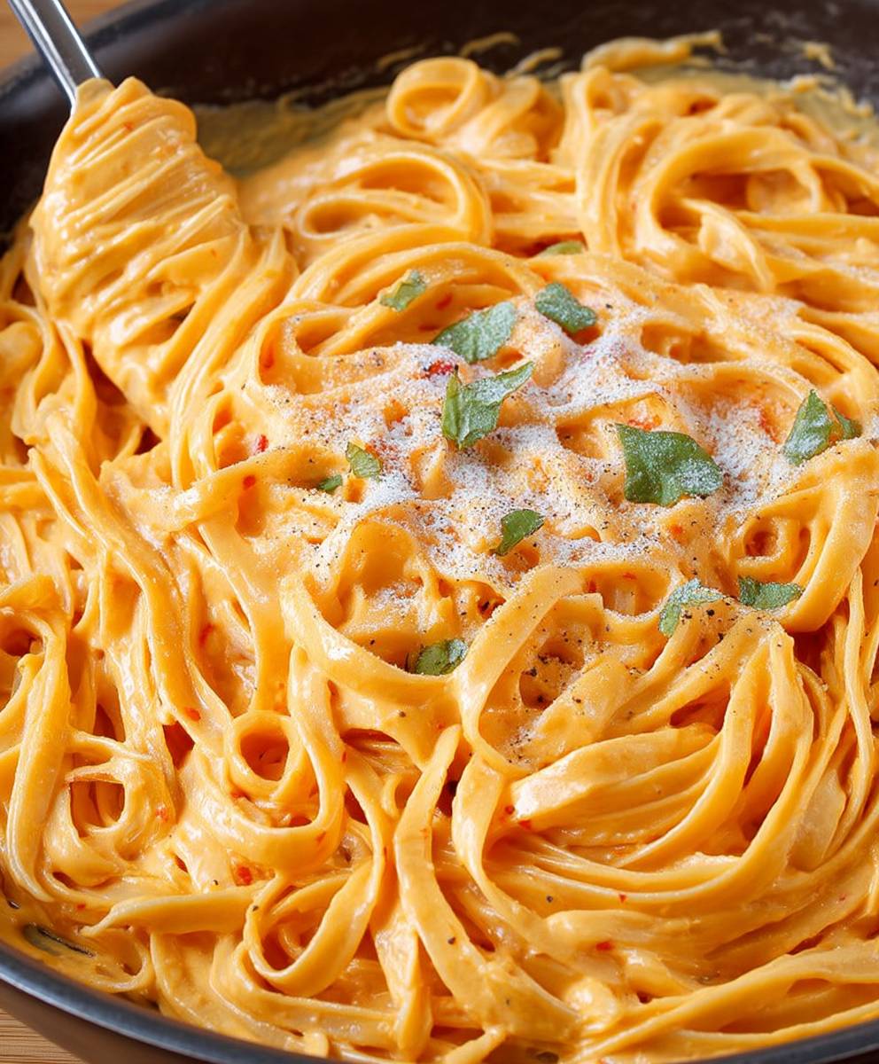 Red Pepper Alfredo Sauce
