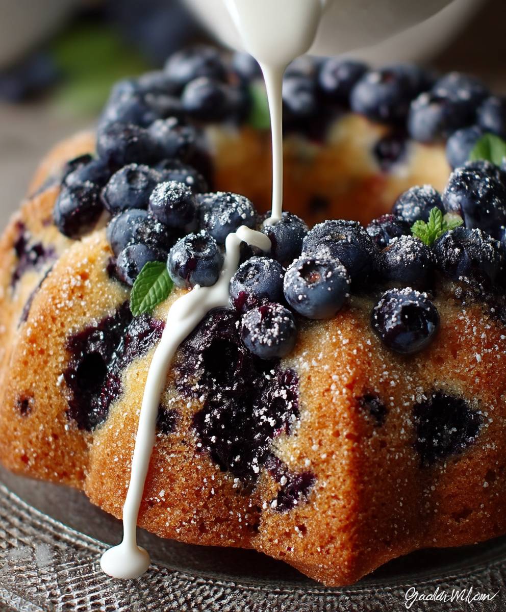 Blueberry Breakfast Bundt Cake