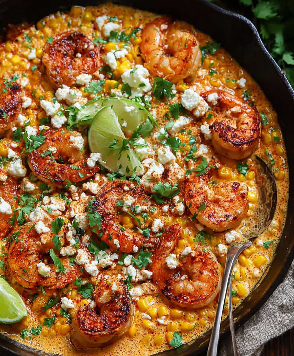 Shrimp and creamed corn