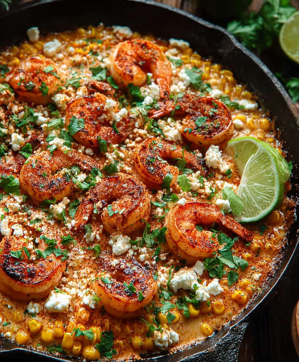 Shrimp and creamed corn
