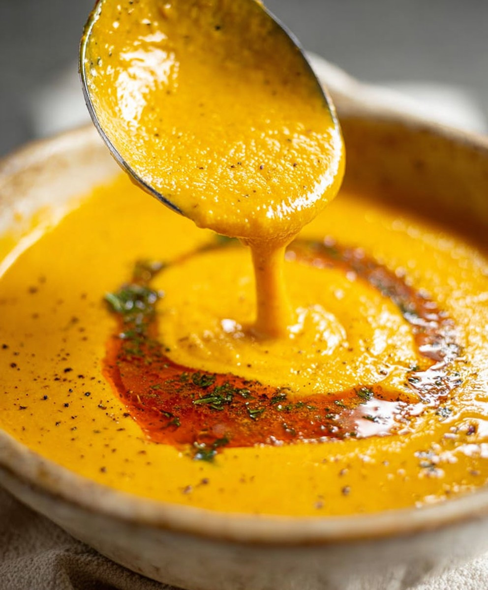 Roasted vegetable soup