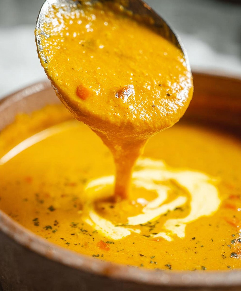 Roasted vegetable soup
