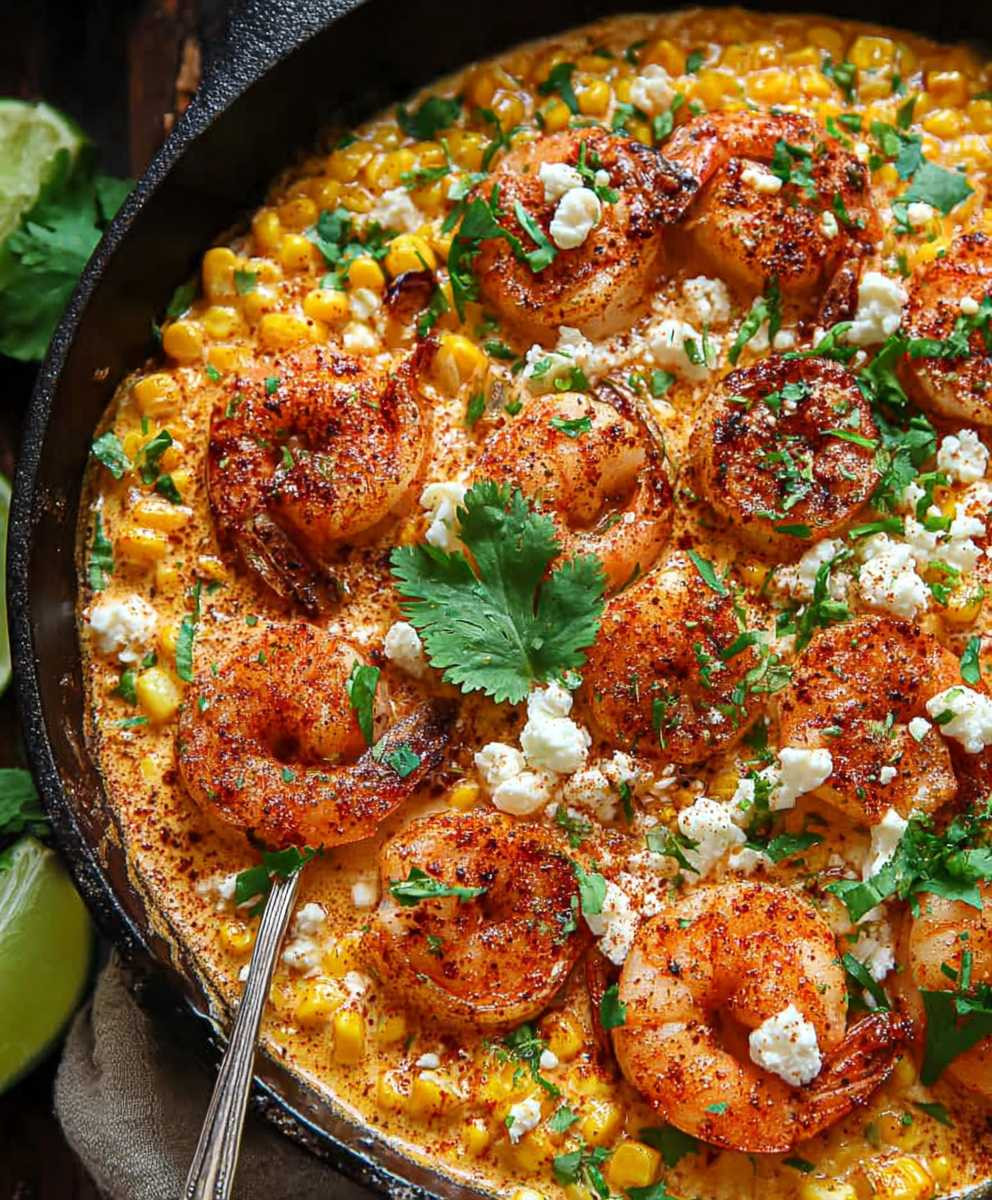 Shrimp and creamed corn