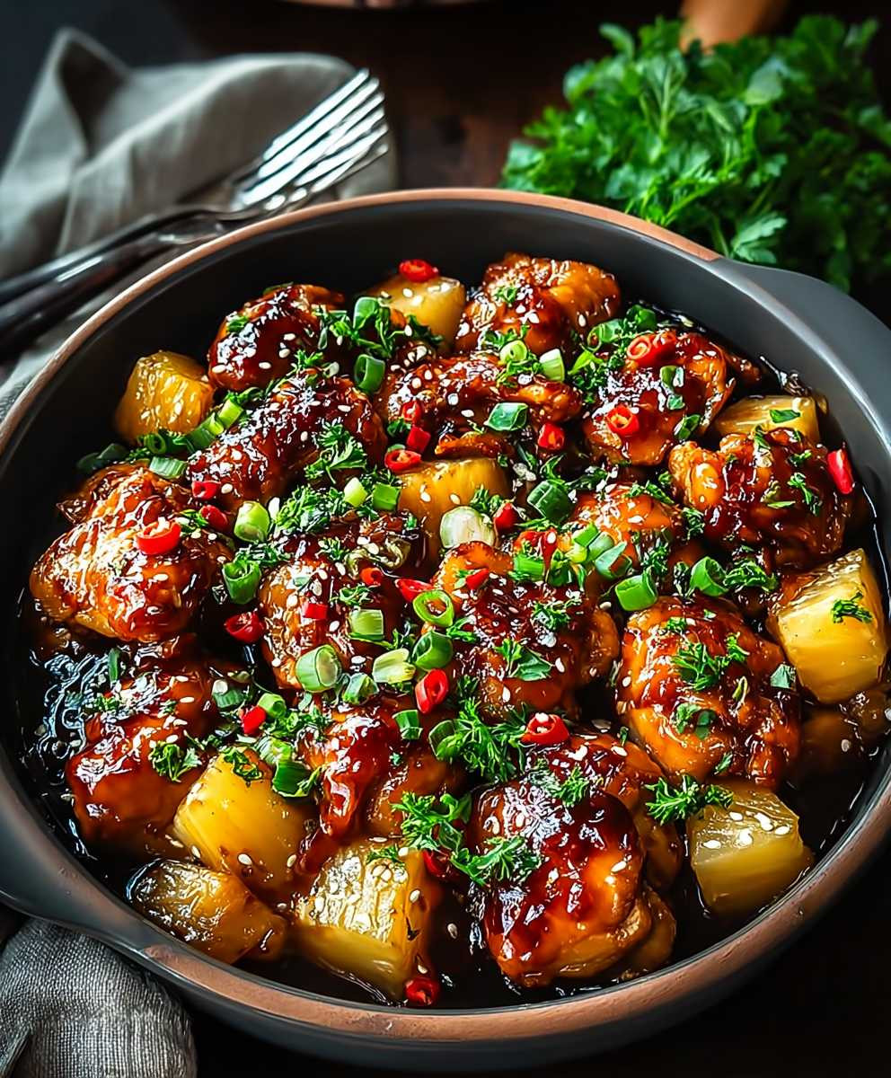 Sweet Hawaiian Crockpot Chicken