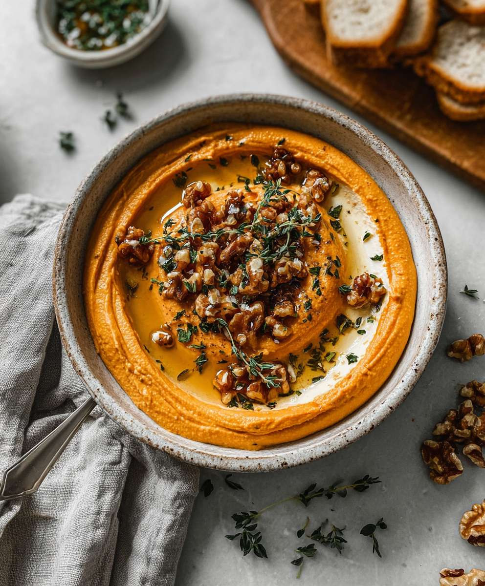 Pumpkin Whipped Feta Dip
