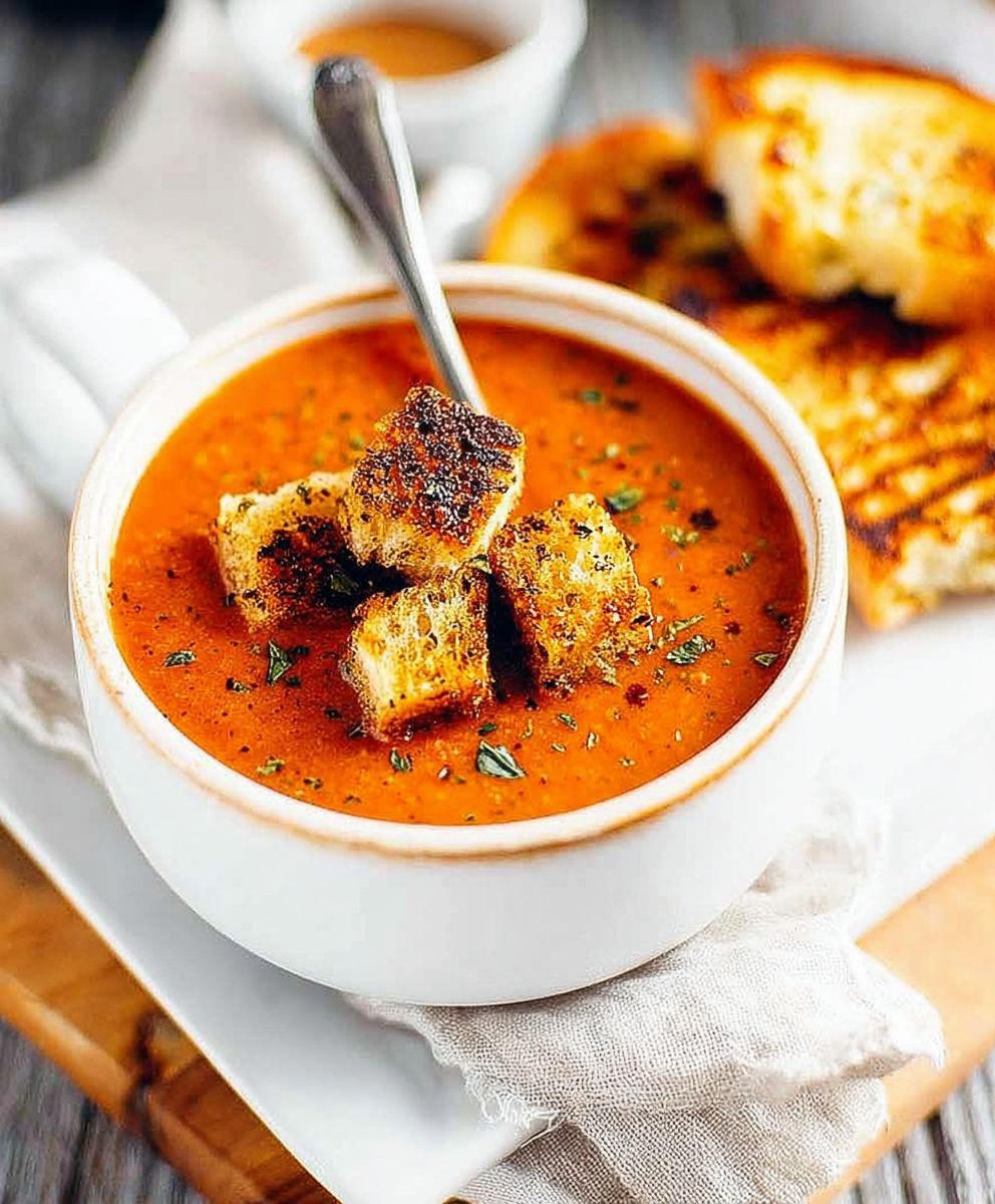 Roasted Tomato Basil Soup