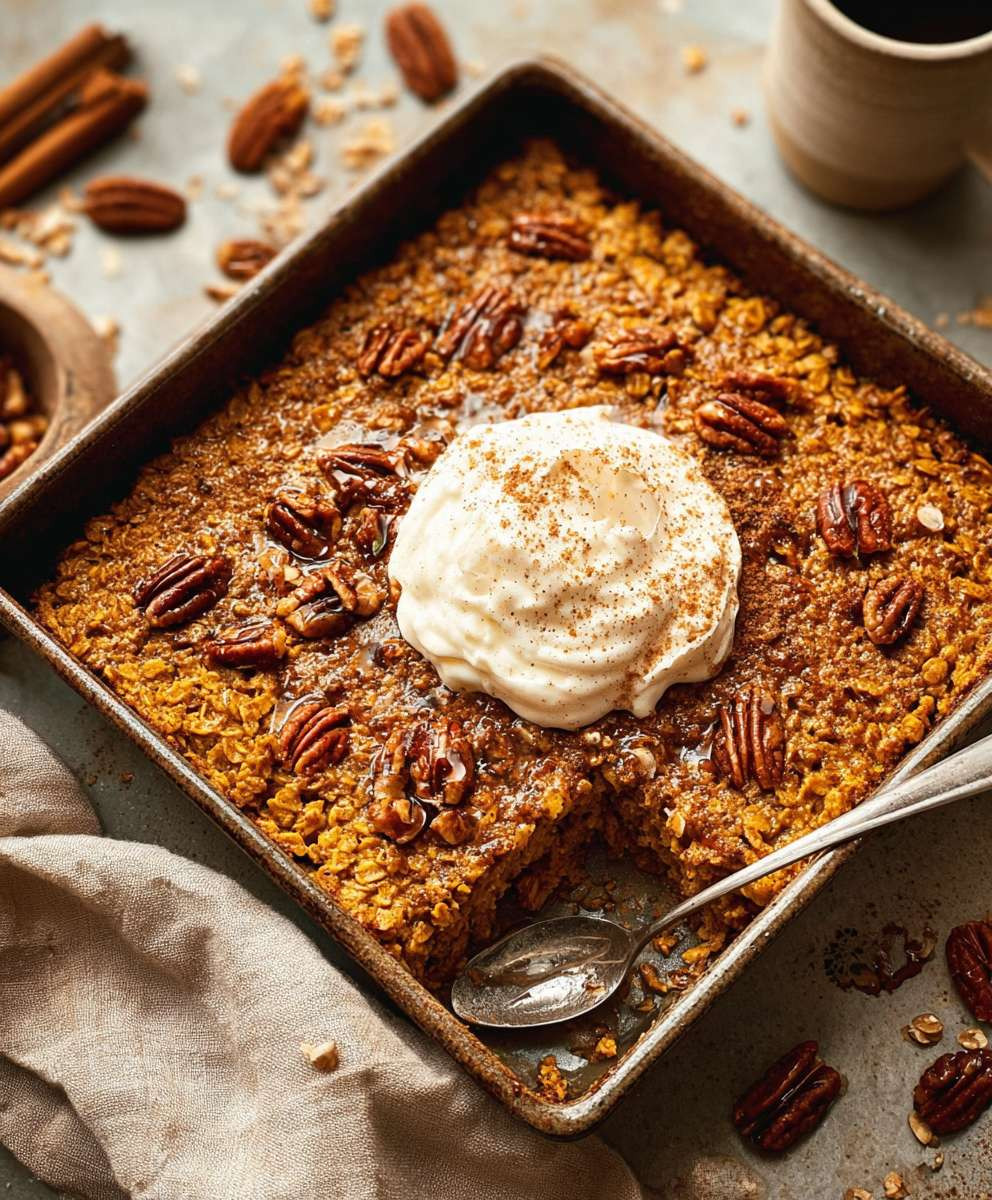 Pumpkin Baked Oatmeal