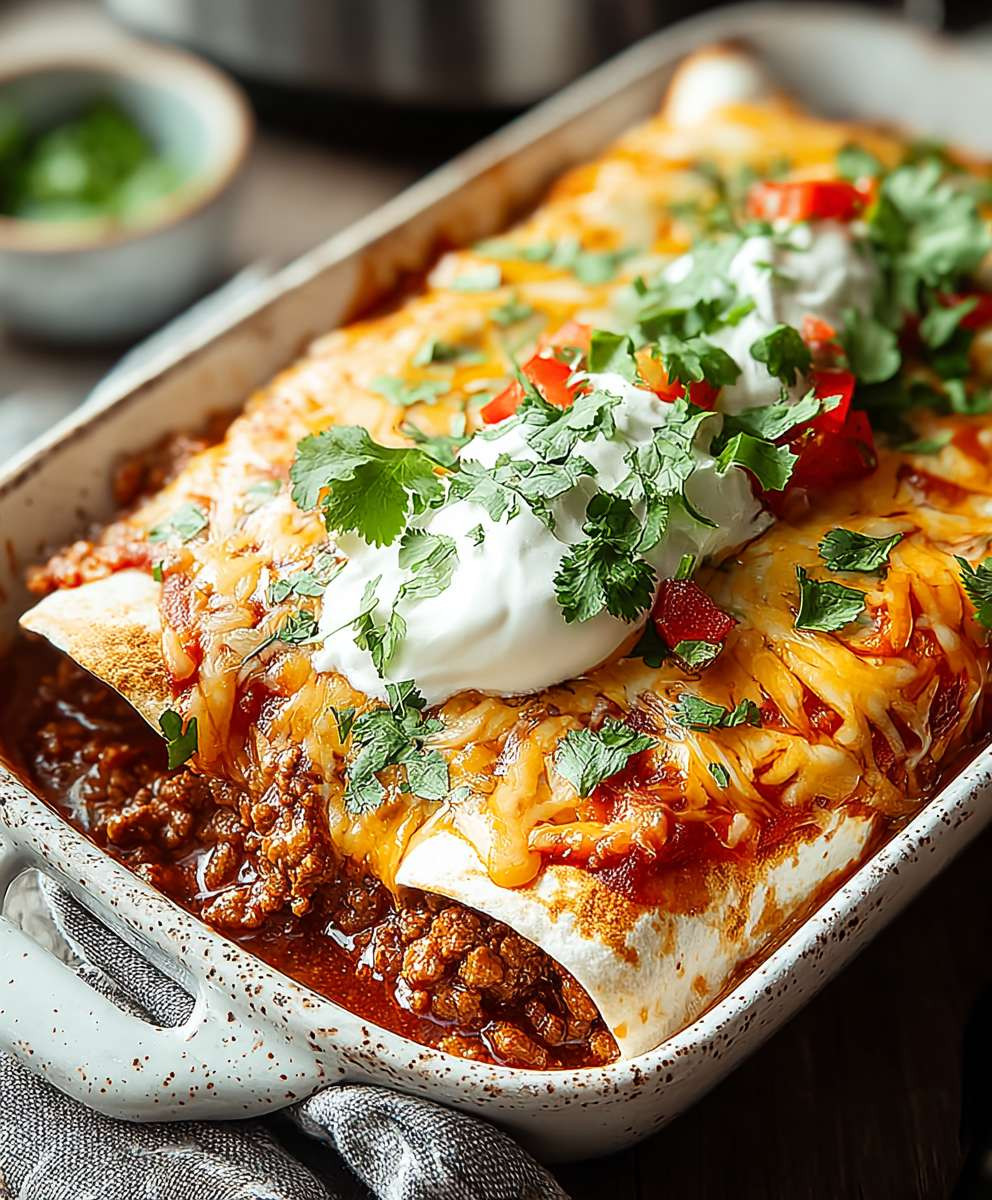 Ground Beef Enchiladas