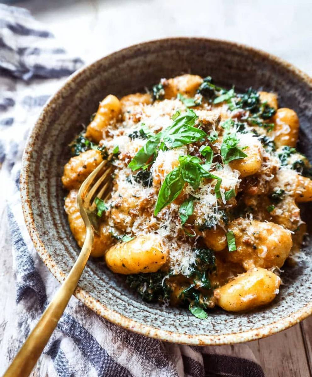 Pumpkin Sausage Gnocchi