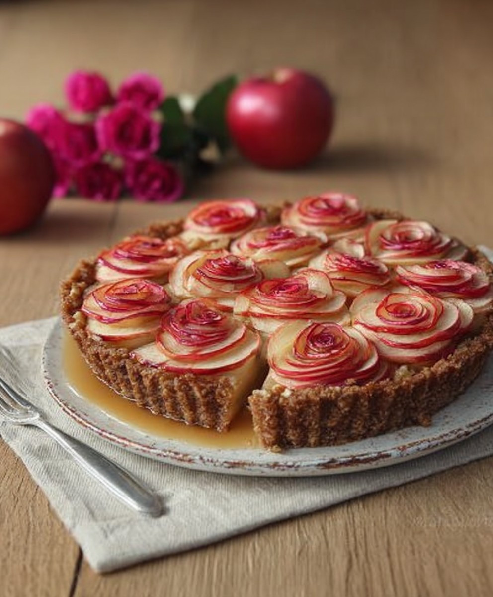 Apple Walnut Tart