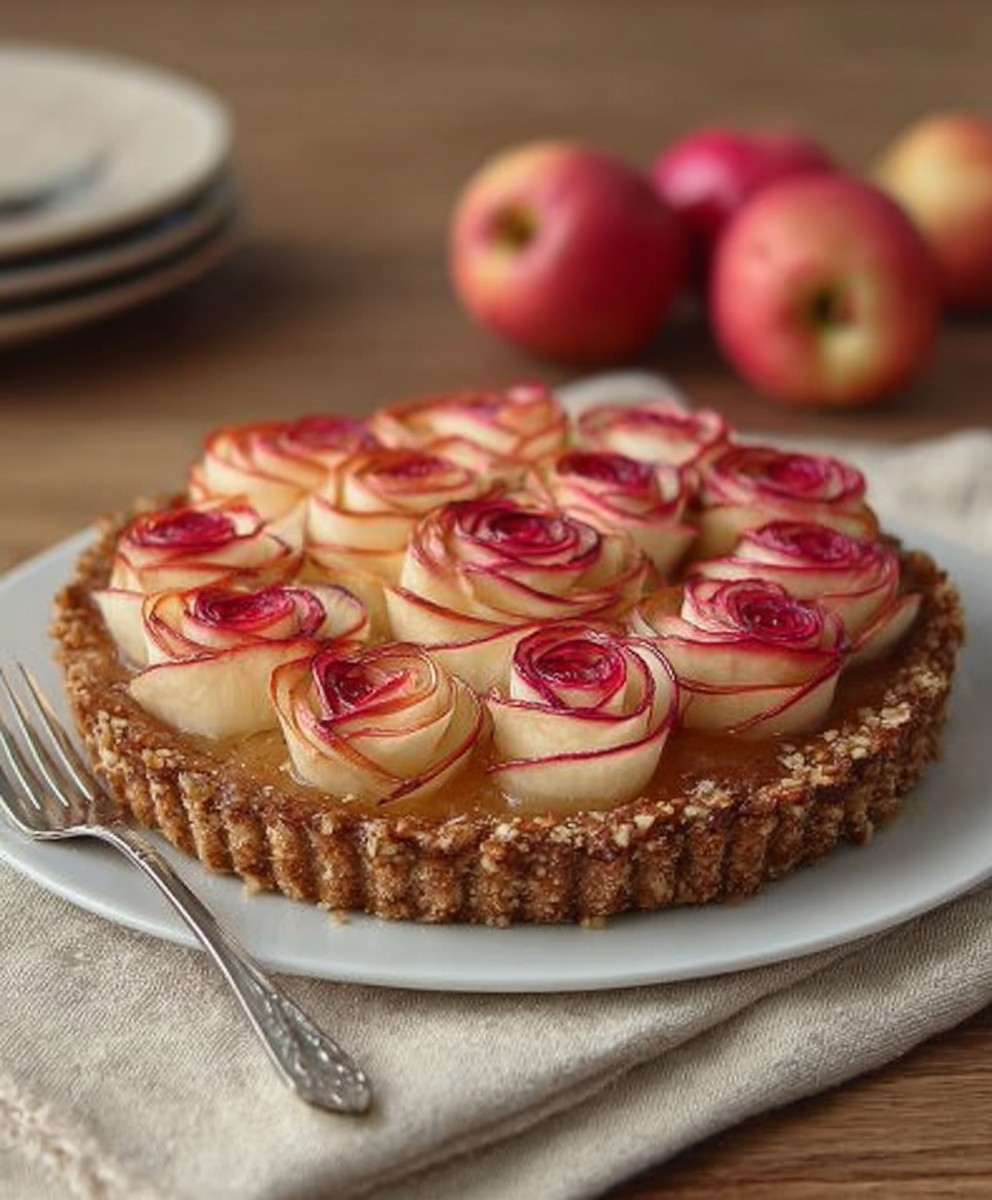 Apple Walnut Tart