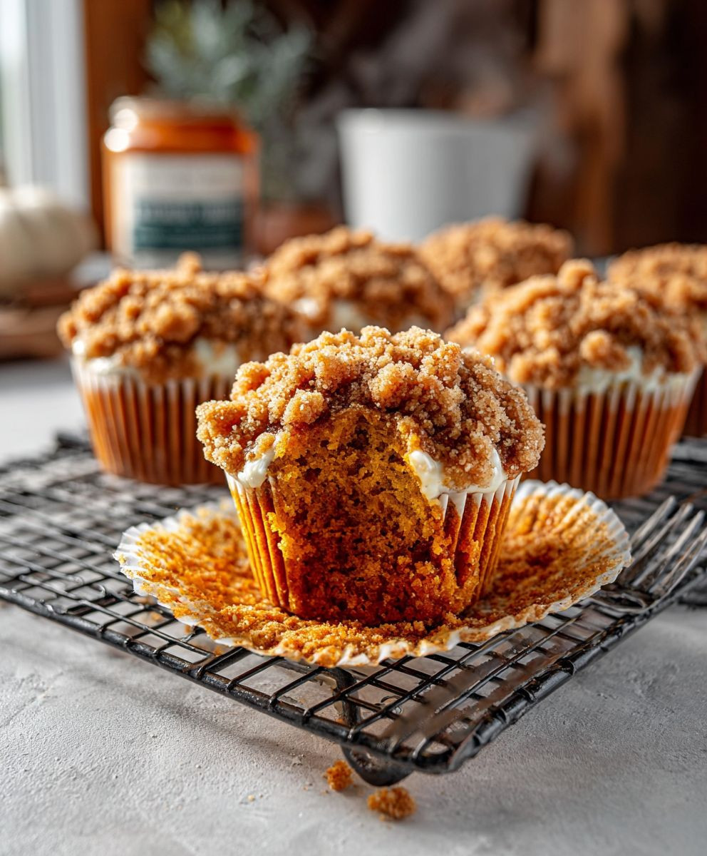 Pumpkin Streusel Muffins