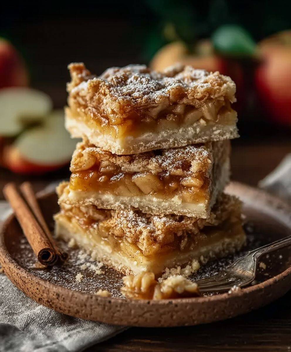 Apple pie bars