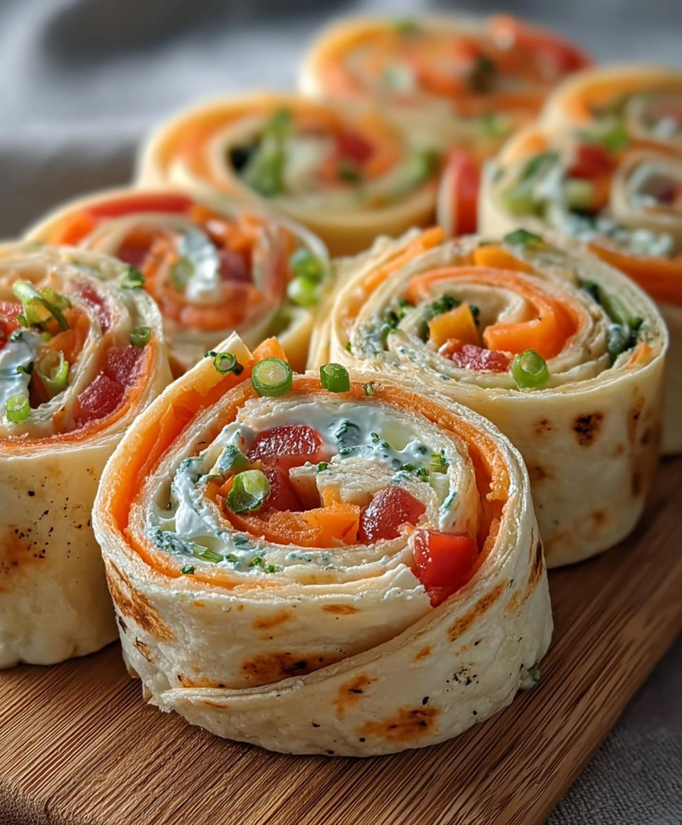Vegetable Tortilla Roll Ups