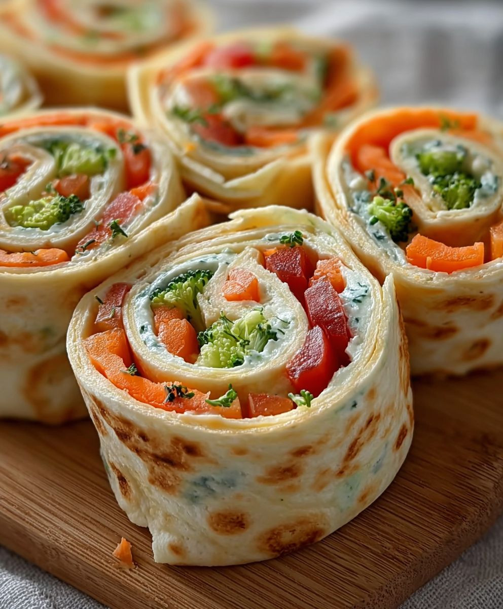 Vegetable Tortilla Roll Ups
