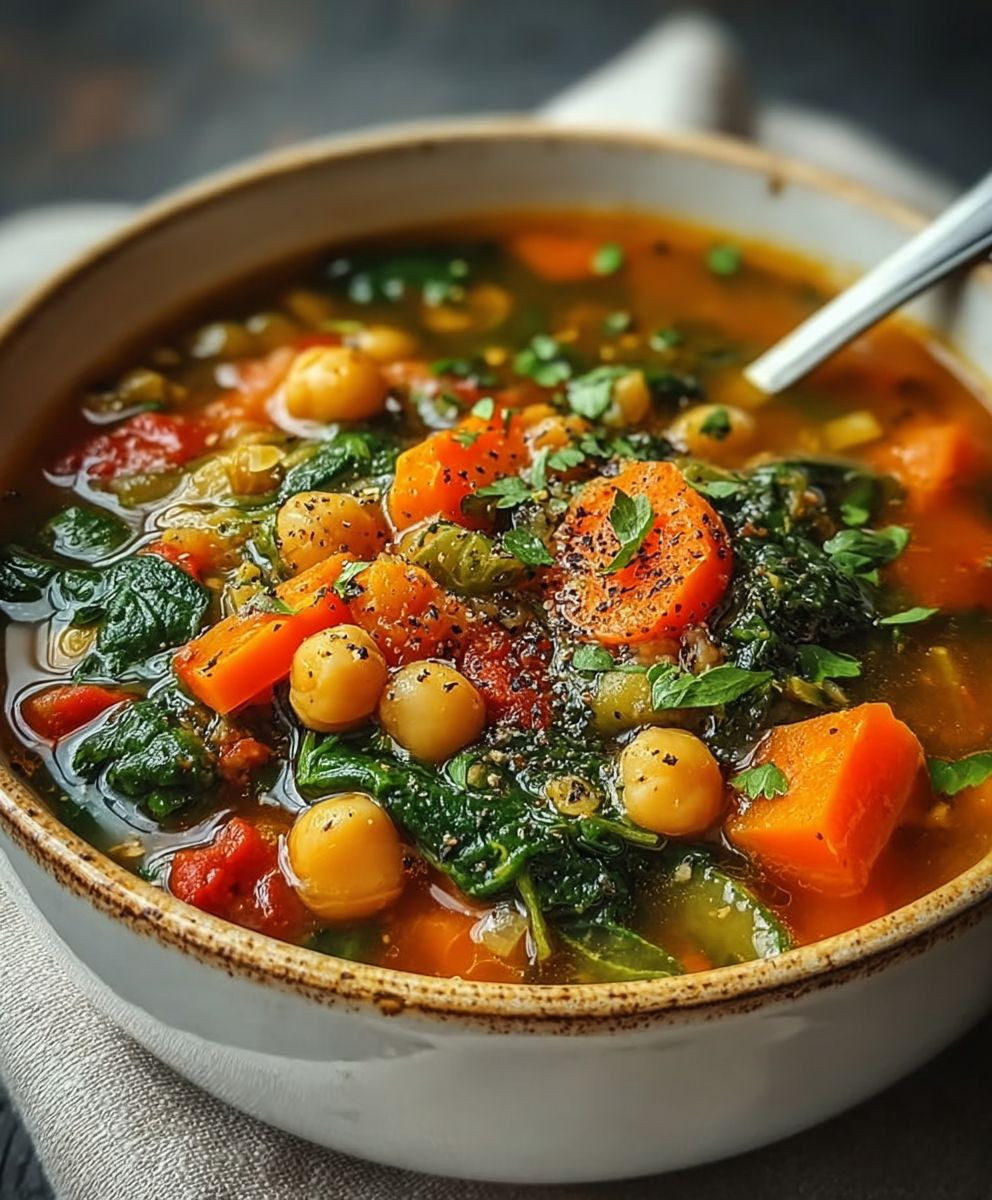 High protein vegetable soup