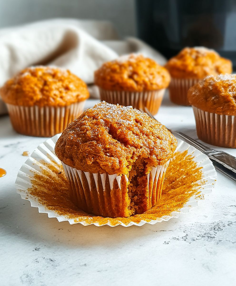 Greek Yogurt Pumpkin Muffins