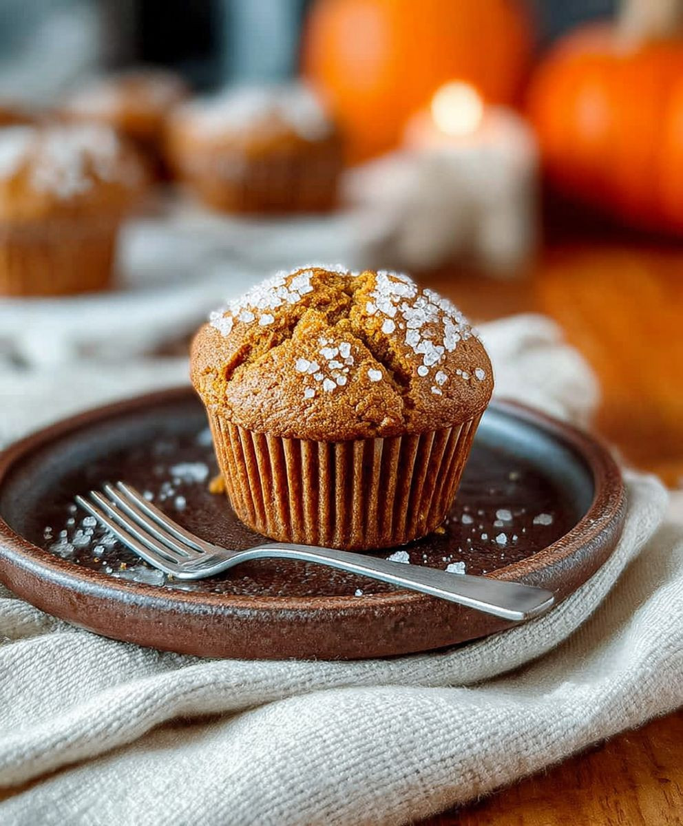 Healthy pumpkin muffins