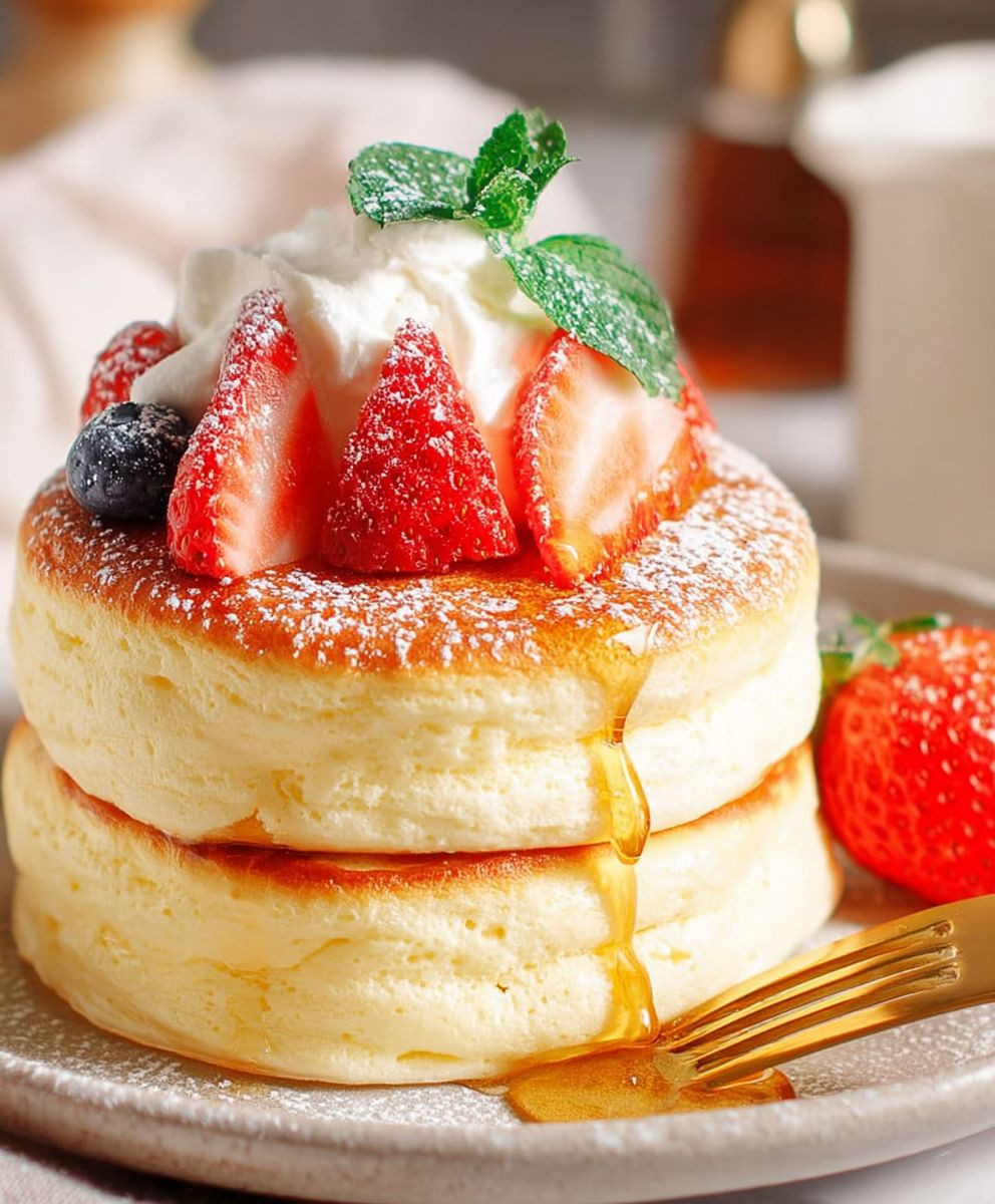 Fluffy Japanese Souffle Pancakes