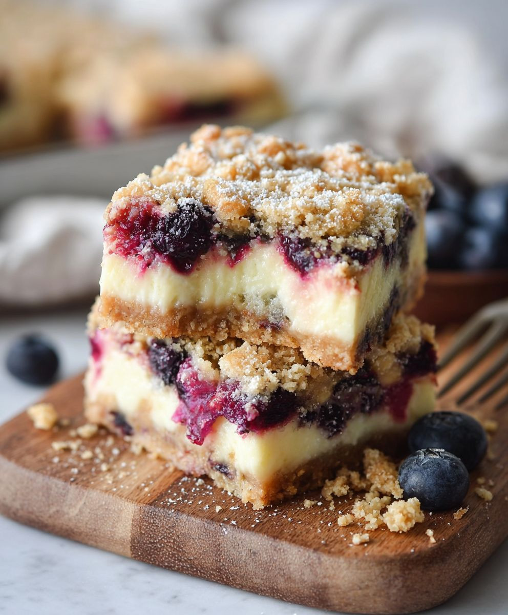 Blueberry Cream Cheese Bars