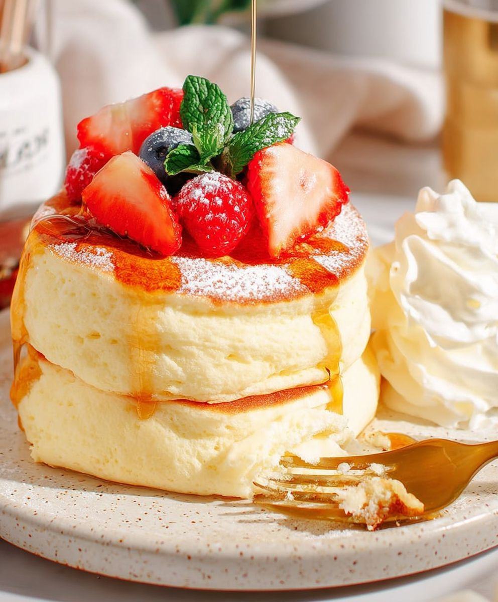 Fluffy Japanese Souffle Pancakes