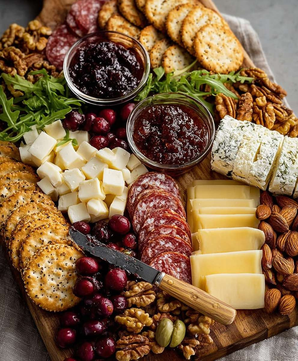 Thanksgiving cheese board