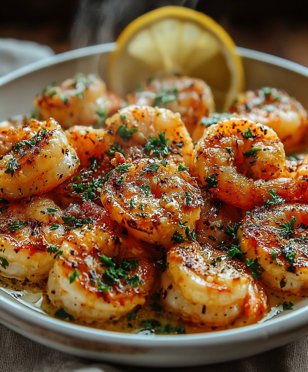 Garlic Parmesan Roasted Shrimp