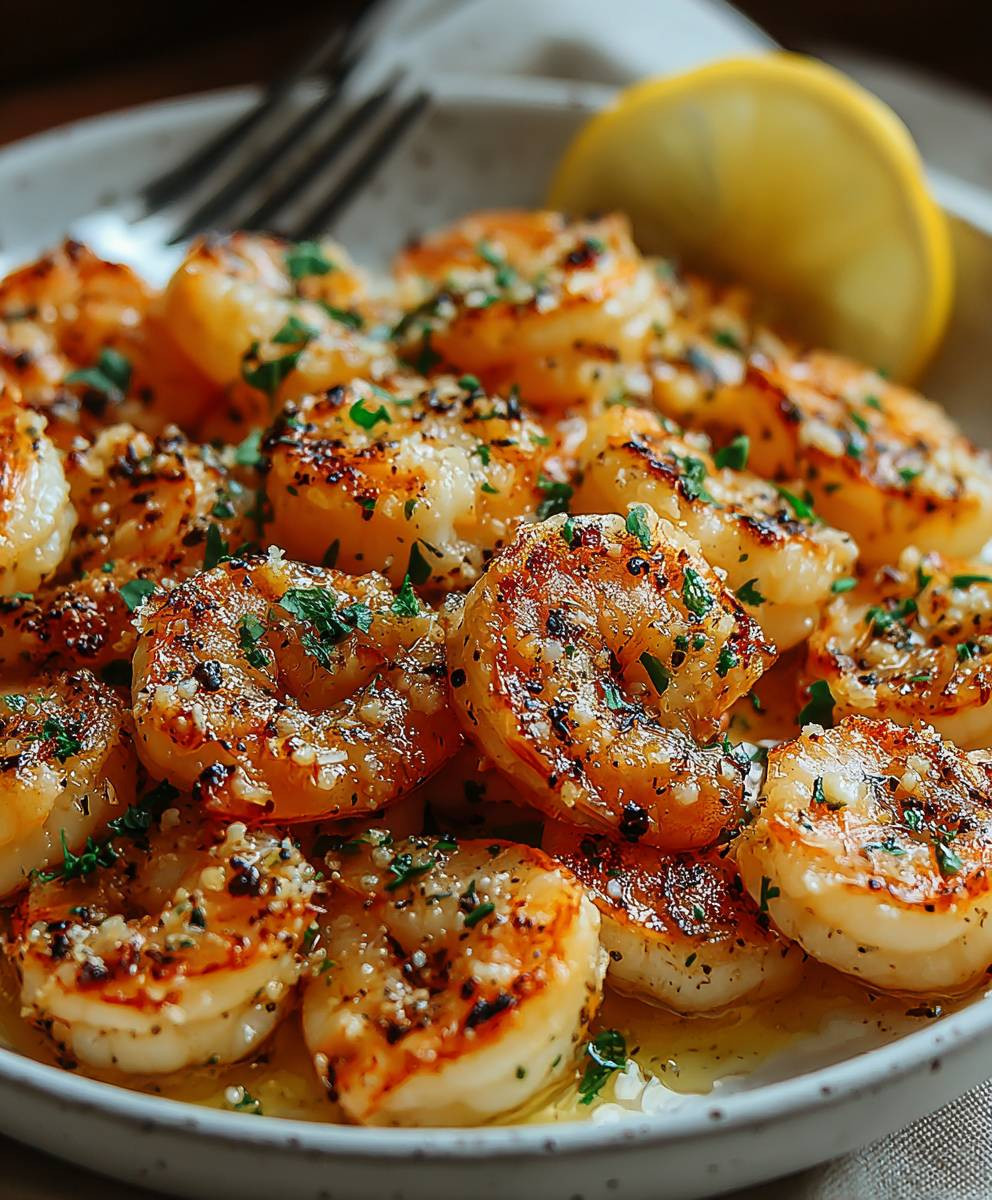 Garlic Parmesan Roasted Shrimp