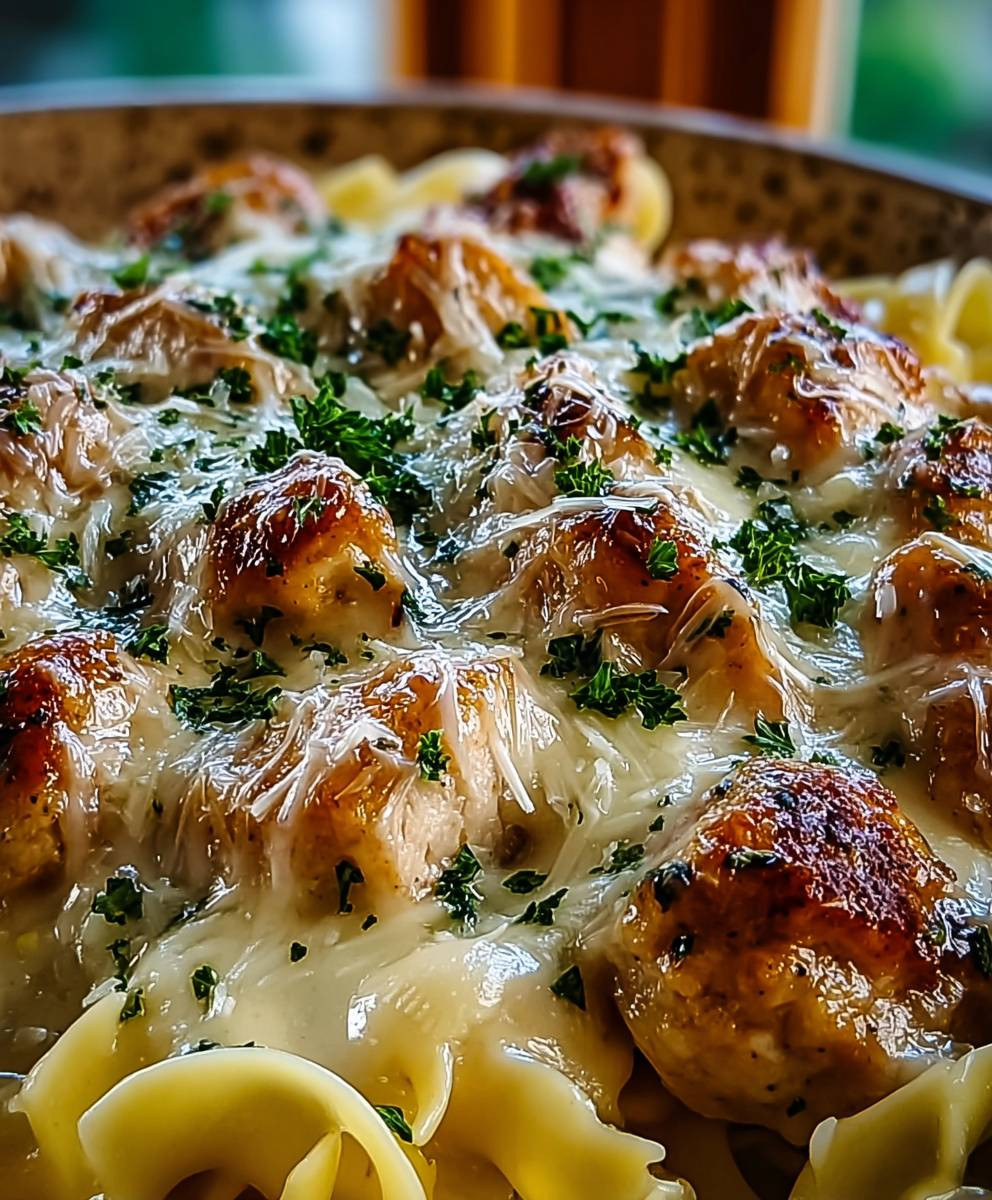 One Pan Chicken Buttered Noodles