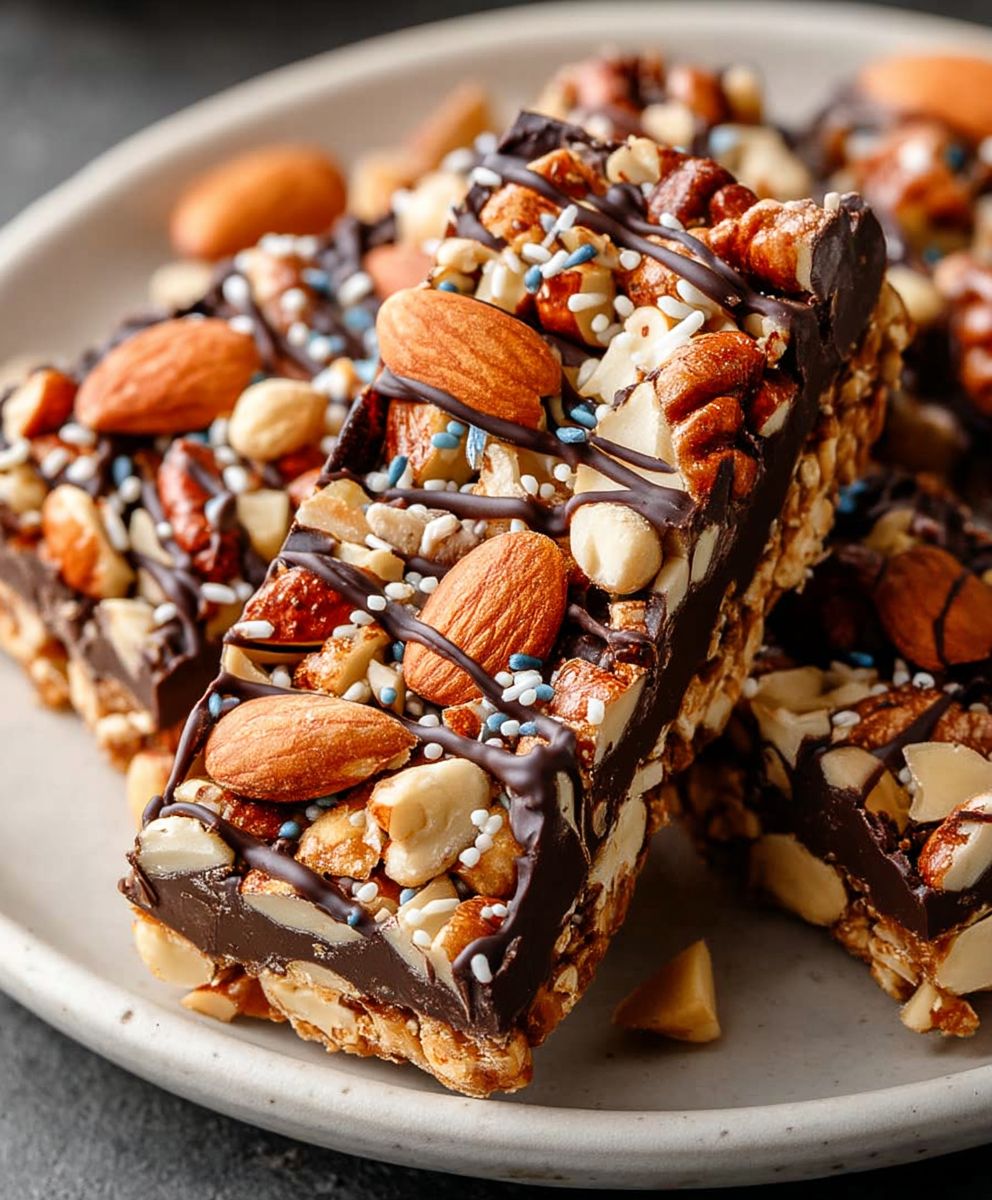 Dark Chocolate Nut Bars