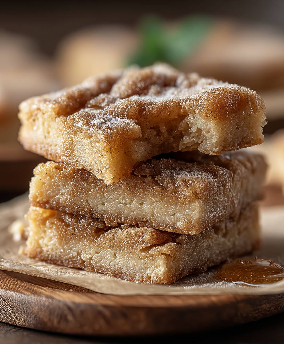 Honey Cinnamon Blondies