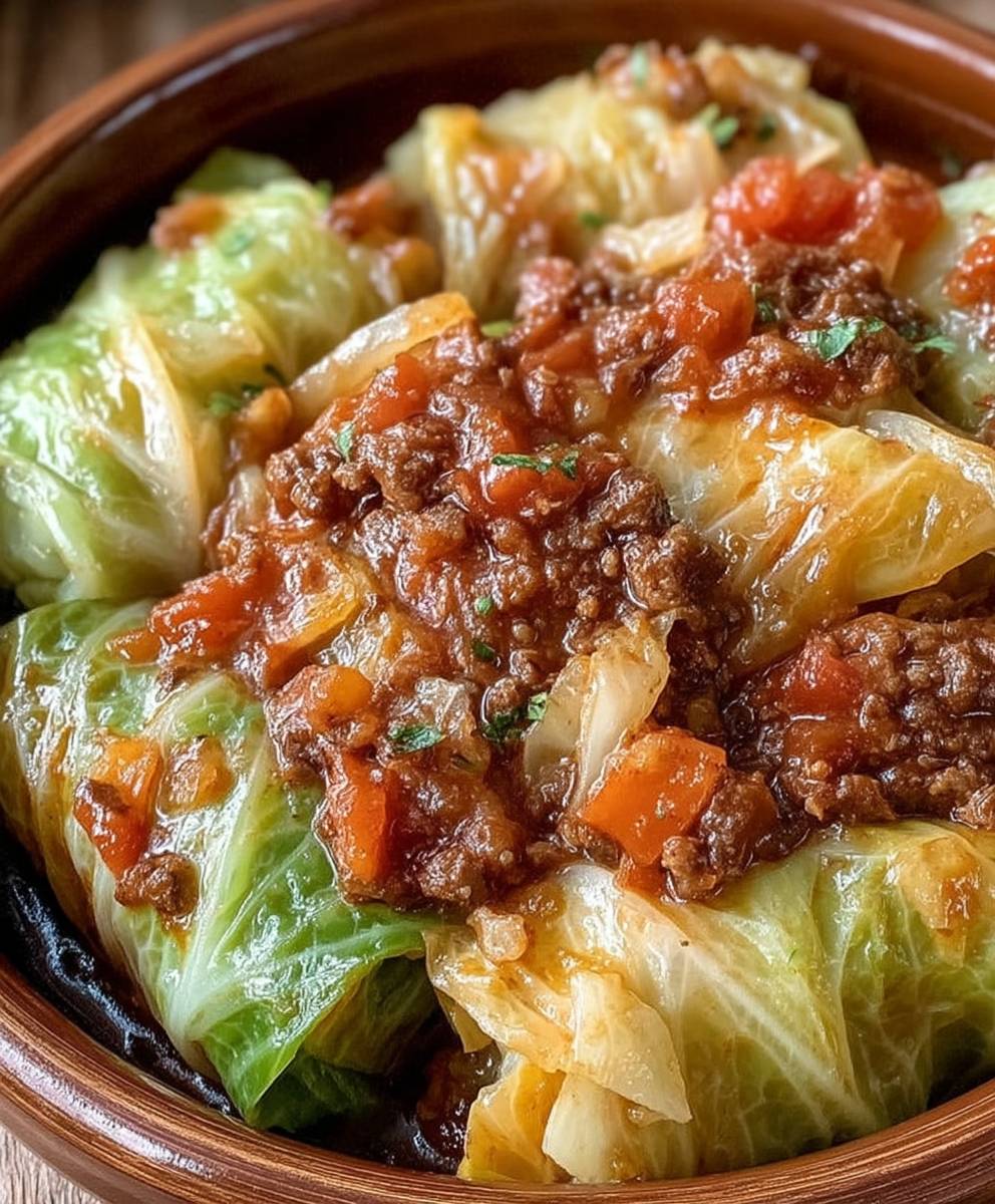 Slow Cooker Cabbage Rolls