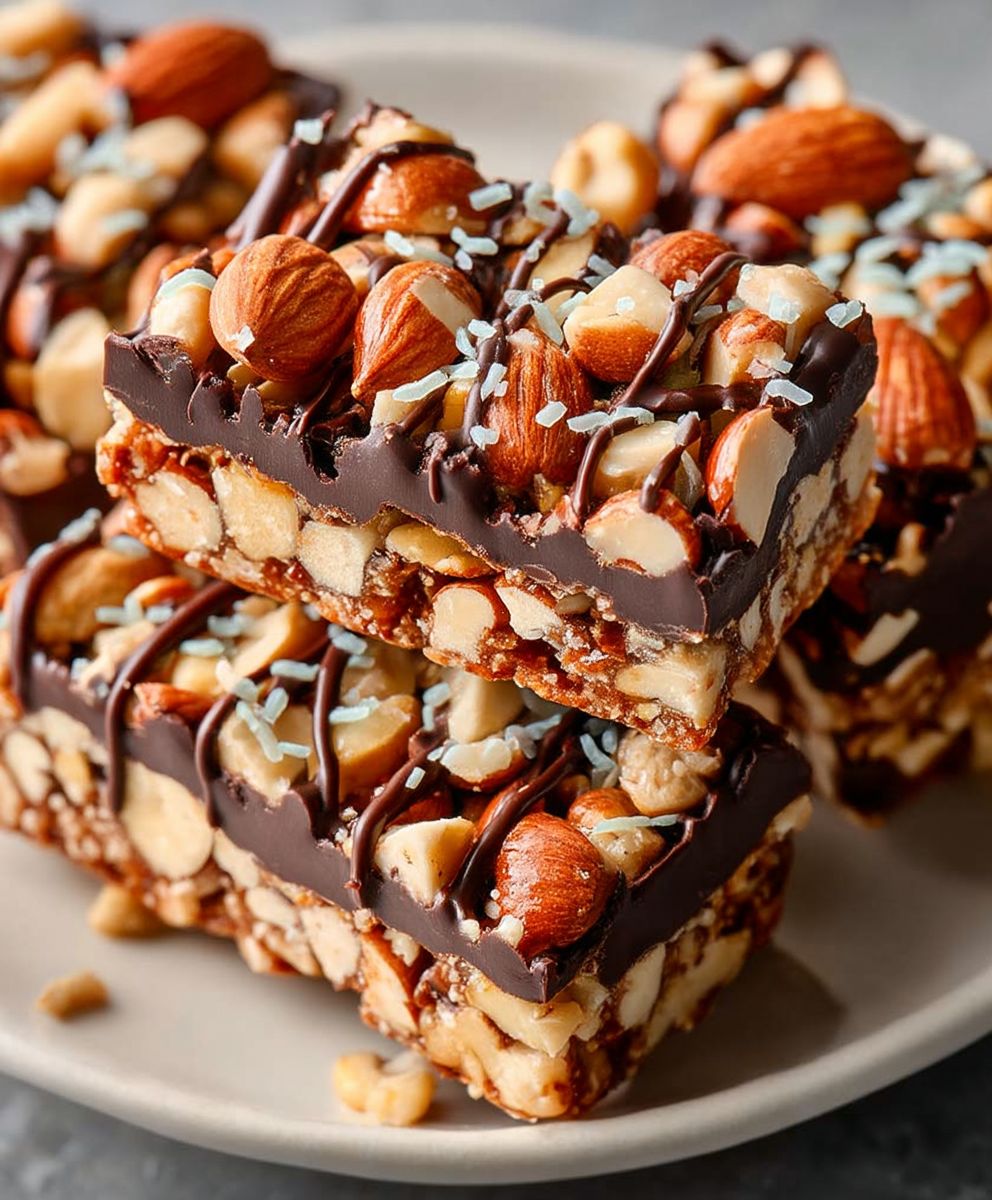 Dark Chocolate Nut Bars
