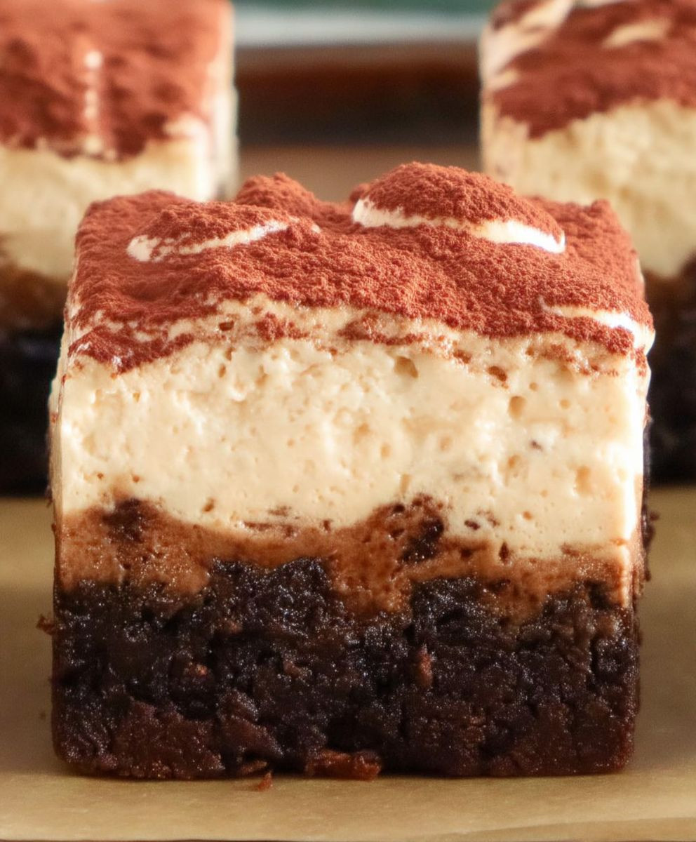 Tiramisu Brownies