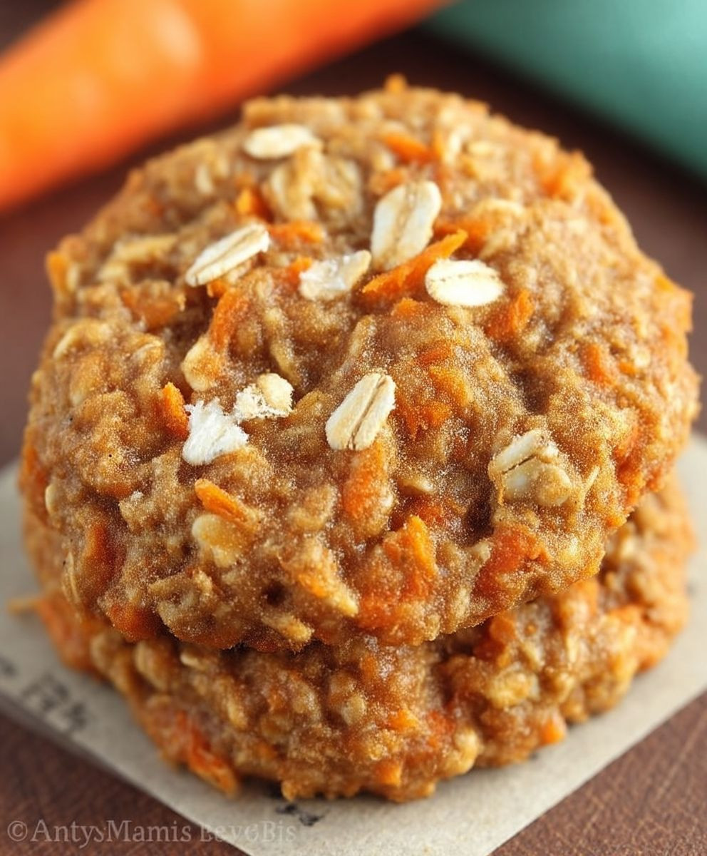 Carrot Cake Oatmeal Cookies