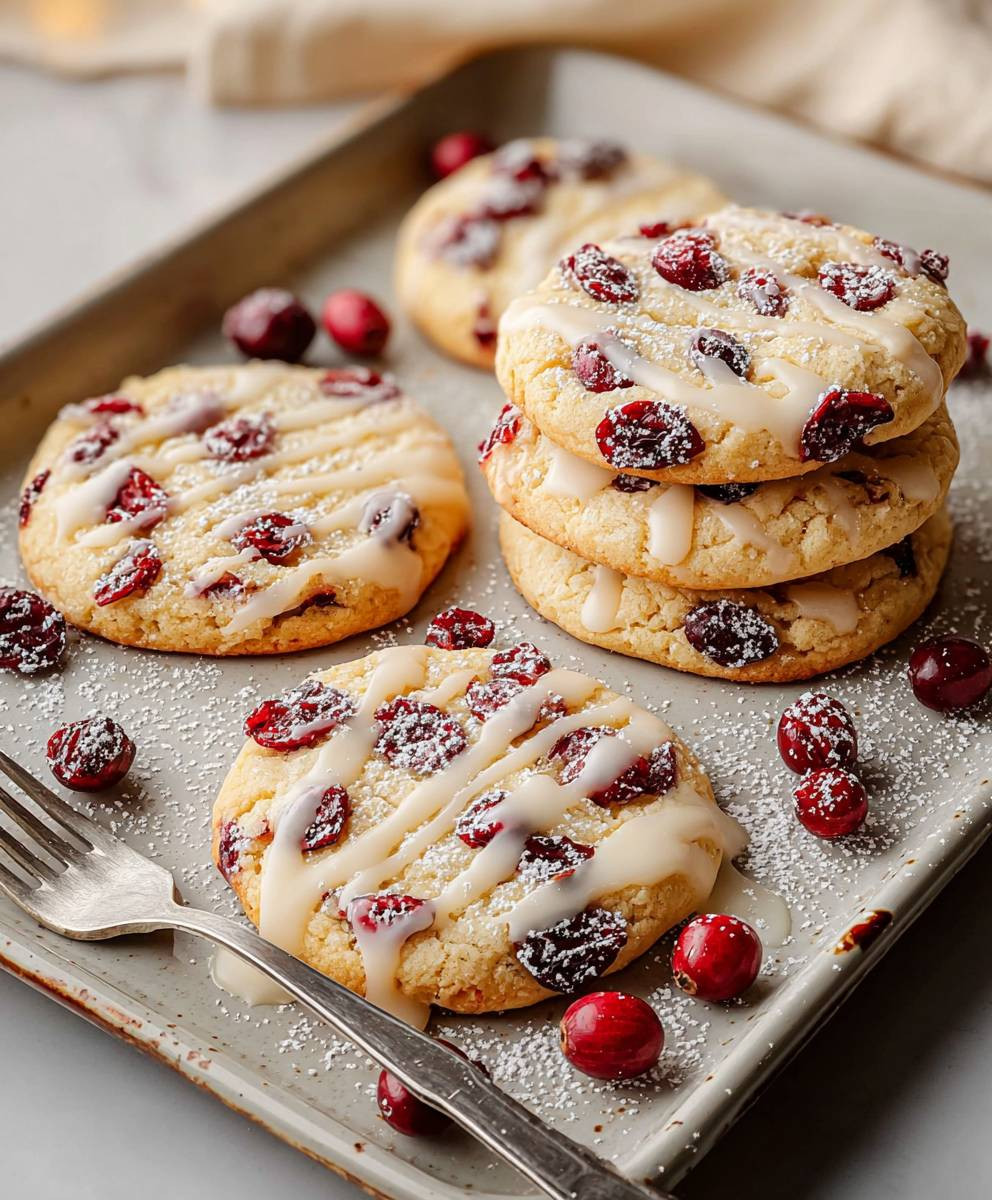 Christmas Cranberry Orange Cookies