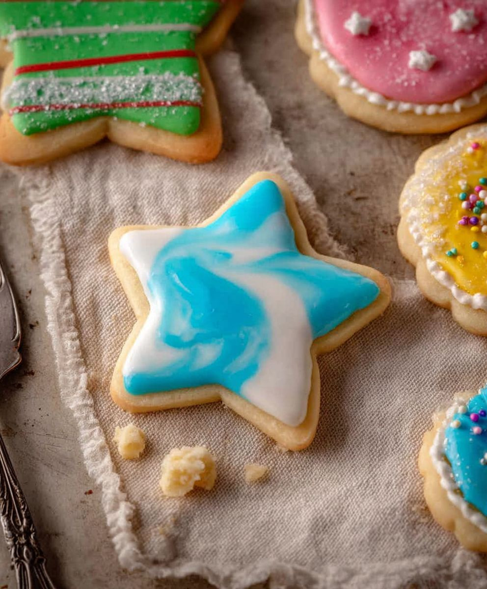 Sugar cookie icing hardens