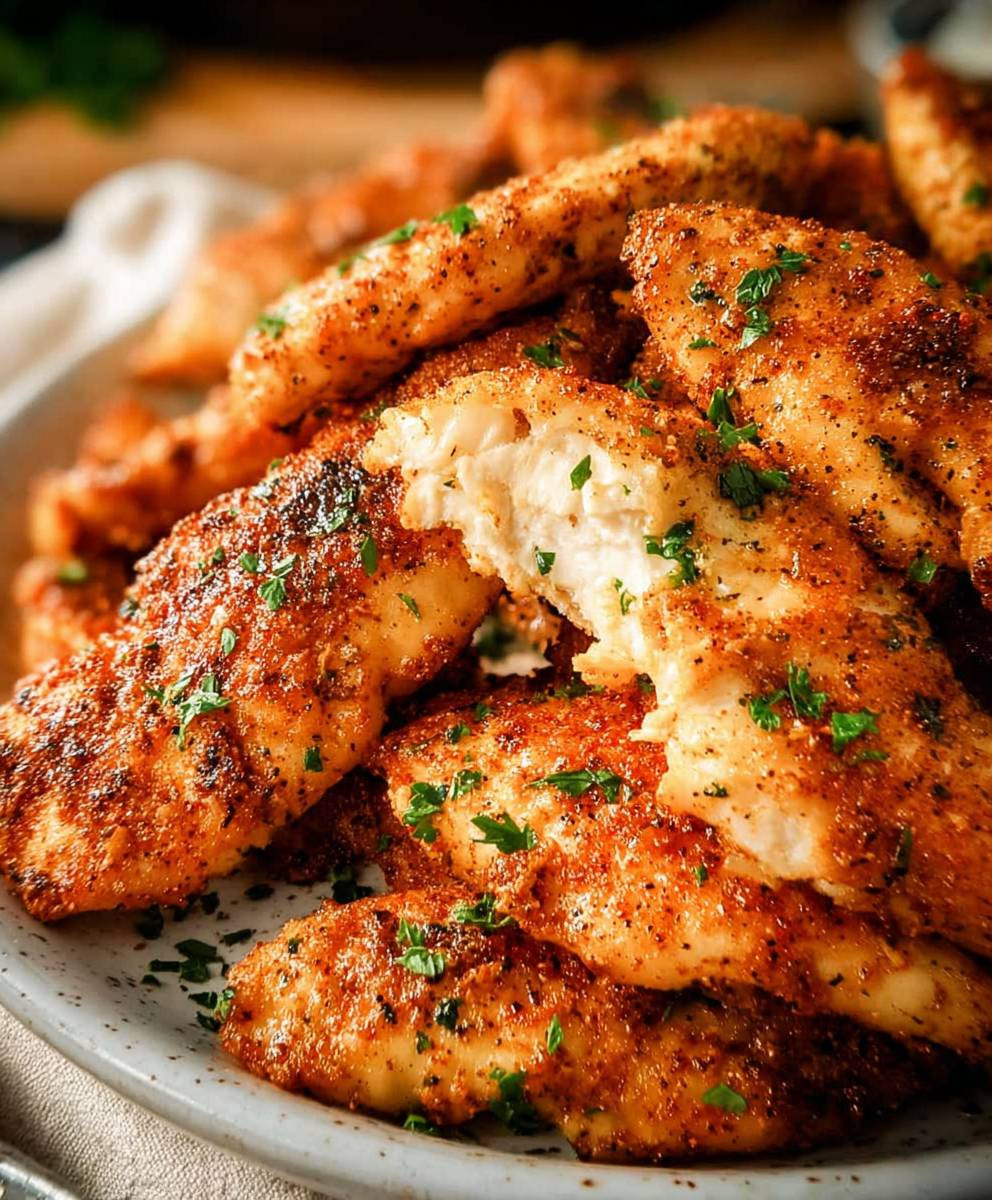 Air fryer chicken tenders no breading