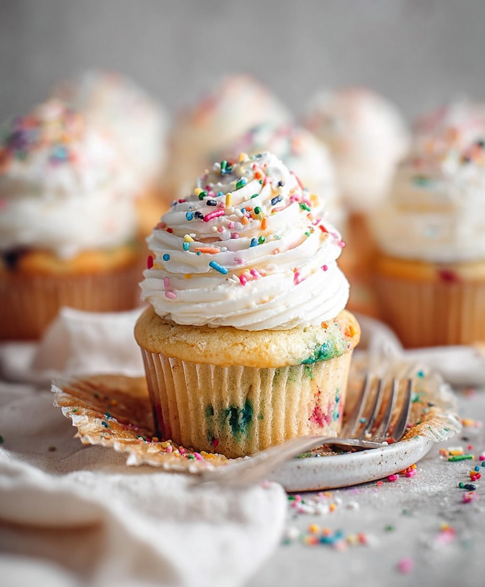 Homemade Funfetti Cupcakes
