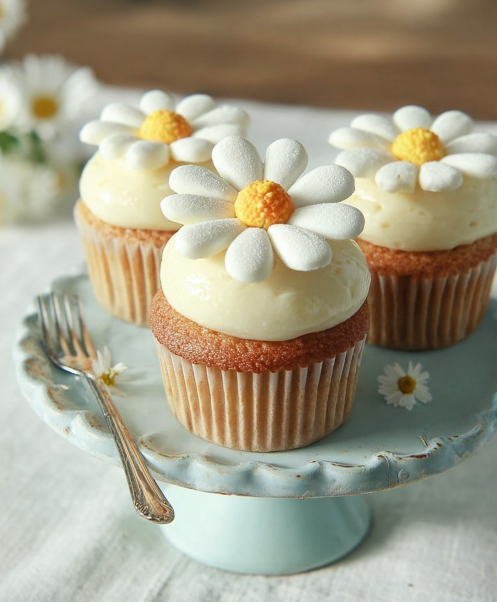 Daisy Cupcakes